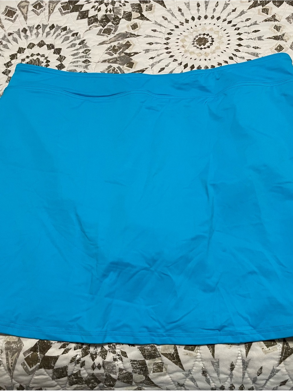 Lands' End Bright Turquoise Swim Skort 16Long